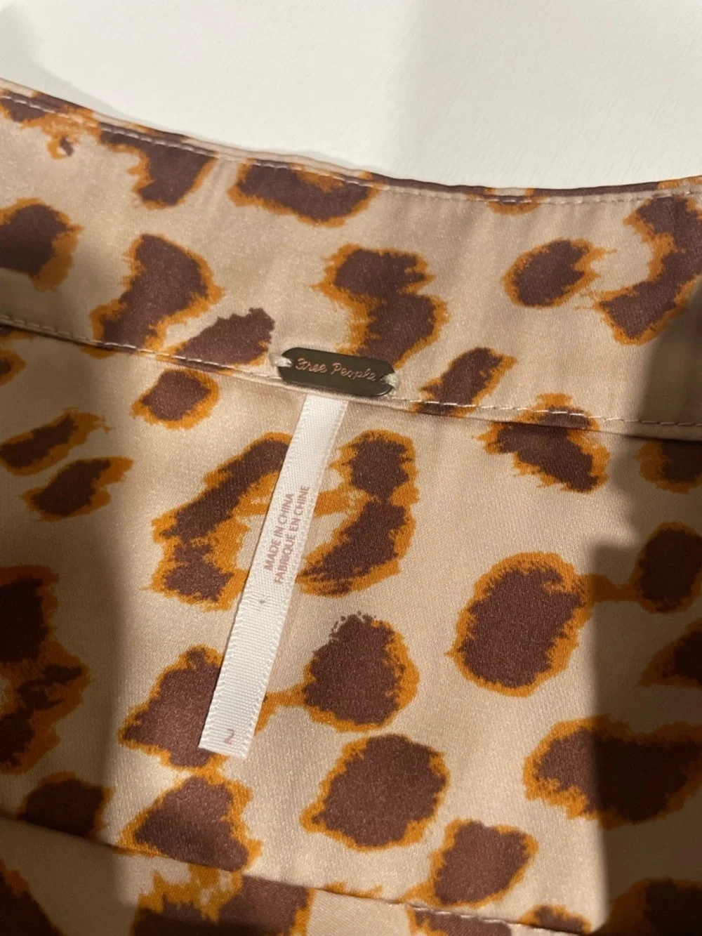 Free people Leopard Print Midi Skirt in Beige and Brown - Picture 6 of 14